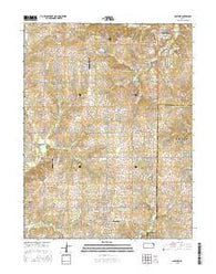 Basehor Kansas Current topographic map, 1:24000 scale, 7.5 X 7.5 Minute, Year 2015