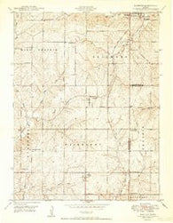 Basehor Kansas Historical topographic map, 1:24000 scale, 7.5 X 7.5 Minute, Year 1950