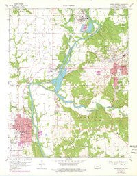 Baxter Springs Kansas Historical topographic map, 1:24000 scale, 7.5 X 7.5 Minute, Year 1959