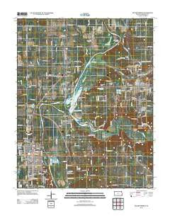 Baxter Springs Kansas Historical topographic map, 1:24000 scale, 7.5 X 7.5 Minute, Year 2012
