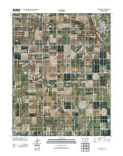 Bayneville Kansas Historical topographic map, 1:24000 scale, 7.5 X 7.5 Minute, Year 2012