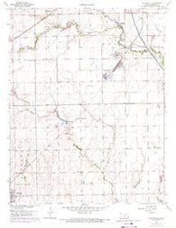 Bayneville Kansas Historical topographic map, 1:24000 scale, 7.5 X 7.5 Minute, Year 1961