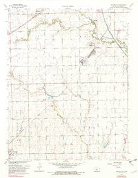 Bayneville Kansas Historical topographic map, 1:24000 scale, 7.5 X 7.5 Minute, Year 1961