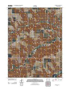 Beardsley Kansas Historical topographic map, 1:24000 scale, 7.5 X 7.5 Minute, Year 2012