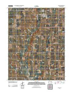 Beattie Kansas Historical topographic map, 1:24000 scale, 7.5 X 7.5 Minute, Year 2012