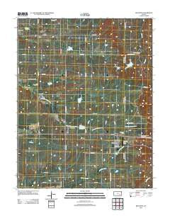 Beaumont Kansas Historical topographic map, 1:24000 scale, 7.5 X 7.5 Minute, Year 2012