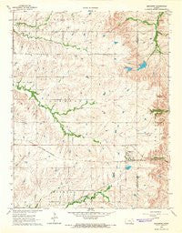 Beaumont Kansas Historical topographic map, 1:24000 scale, 7.5 X 7.5 Minute, Year 1964