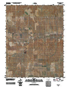 Beeler Kansas Historical topographic map, 1:24000 scale, 7.5 X 7.5 Minute, Year 2009