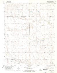 Beeler SE Kansas Historical topographic map, 1:24000 scale, 7.5 X 7.5 Minute, Year 1974