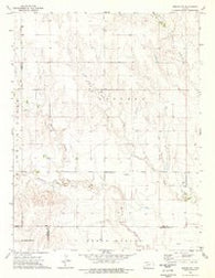 Beeler SW Kansas Historical topographic map, 1:24000 scale, 7.5 X 7.5 Minute, Year 1974