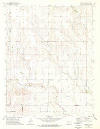 Beeler SW Kansas Historical topographic map, 1:24000 scale, 7.5 X 7.5 Minute, Year 1974