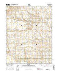 Beeler SE Kansas Current topographic map, 1:24000 scale, 7.5 X 7.5 Minute, Year 2015