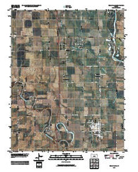 Belle Plaine Kansas Historical topographic map, 1:24000 scale, 7.5 X 7.5 Minute, Year 2010