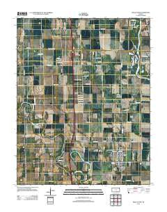 Belle Plaine Kansas Historical topographic map, 1:24000 scale, 7.5 X 7.5 Minute, Year 2012