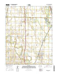Belle Plaine Kansas Current topographic map, 1:24000 scale, 7.5 X 7.5 Minute, Year 2015