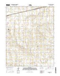 Bellefont Kansas Current topographic map, 1:24000 scale, 7.5 X 7.5 Minute, Year 2015