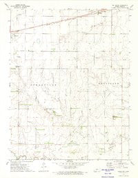 Bellefont Kansas Historical topographic map, 1:24000 scale, 7.5 X 7.5 Minute, Year 1972