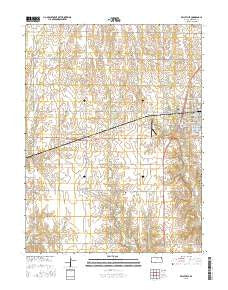 Belleville Kansas Current topographic map, 1:24000 scale, 7.5 X 7.5 Minute, Year 2015