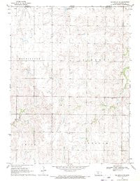 Belleville NW Kansas Historical topographic map, 1:24000 scale, 7.5 X 7.5 Minute, Year 1968