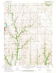 Belleville SE Kansas Historical topographic map, 1:24000 scale, 7.5 X 7.5 Minute, Year 1966