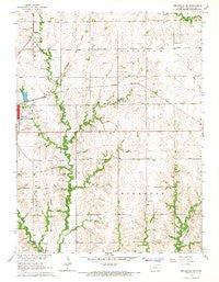 Belleville SE Kansas Historical topographic map, 1:24000 scale, 7.5 X 7.5 Minute, Year 1966