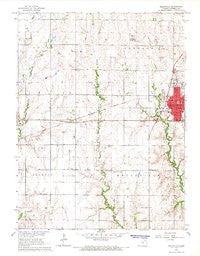 Belleville Kansas Historical topographic map, 1:24000 scale, 7.5 X 7.5 Minute, Year 1966