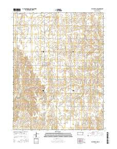 Belleville NW Kansas Current topographic map, 1:24000 scale, 7.5 X 7.5 Minute, Year 2015