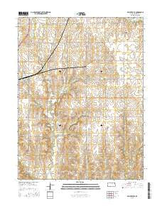 Belleville SE Kansas Current topographic map, 1:24000 scale, 7.5 X 7.5 Minute, Year 2015