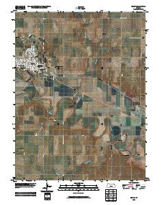 Beloit Kansas Historical topographic map, 1:24000 scale, 7.5 X 7.5 Minute, Year 2009