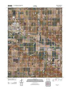 Beloit Kansas Historical topographic map, 1:24000 scale, 7.5 X 7.5 Minute, Year 2012