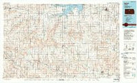 Beloit Kansas Historical topographic map, 1:100000 scale, 30 X 60 Minute, Year 1985