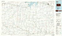 Beloit Kansas Historical topographic map, 1:100000 scale, 30 X 60 Minute, Year 1985