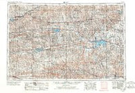 Beloit Kansas Historical topographic map, 1:250000 scale, 1 X 2 Degree, Year 1955