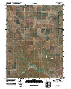 Beloit SW Kansas Historical topographic map, 1:24000 scale, 7.5 X 7.5 Minute, Year 2009