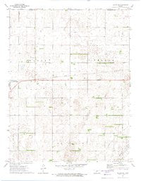 Belpre NW Kansas Historical topographic map, 1:24000 scale, 7.5 X 7.5 Minute, Year 1972