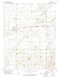 Belpre Kansas Historical topographic map, 1:24000 scale, 7.5 X 7.5 Minute, Year 1972