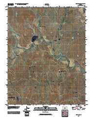 Belvidere Kansas Historical topographic map, 1:24000 scale, 7.5 X 7.5 Minute, Year 2009