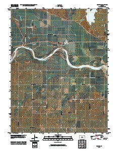 Belvue Kansas Historical topographic map, 1:24000 scale, 7.5 X 7.5 Minute, Year 2010