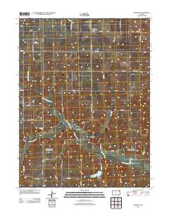 Bendena Kansas Historical topographic map, 1:24000 scale, 7.5 X 7.5 Minute, Year 2012