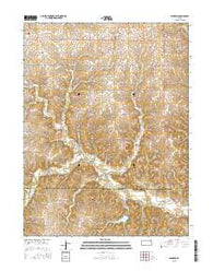Bendena Kansas Current topographic map, 1:24000 scale, 7.5 X 7.5 Minute, Year 2015