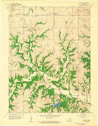 Bendena Kansas Historical topographic map, 1:24000 scale, 7.5 X 7.5 Minute, Year 1959