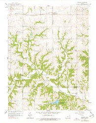 Bendena Kansas Historical topographic map, 1:24000 scale, 7.5 X 7.5 Minute, Year 1959