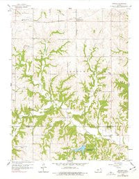 Bendena Kansas Historical topographic map, 1:24000 scale, 7.5 X 7.5 Minute, Year 1959