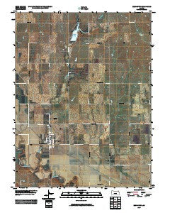 Bennington Kansas Historical topographic map, 1:24000 scale, 7.5 X 7.5 Minute, Year 2009