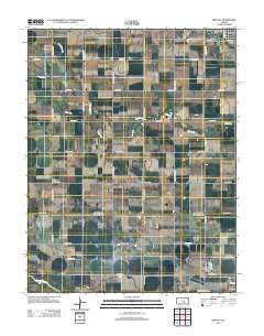 Bentley Kansas Historical topographic map, 1:24000 scale, 7.5 X 7.5 Minute, Year 2012