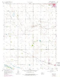 Bentley Kansas Historical topographic map, 1:24000 scale, 7.5 X 7.5 Minute, Year 1958