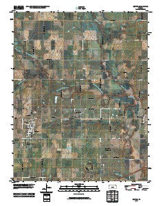 Benton Kansas Historical topographic map, 1:24000 scale, 7.5 X 7.5 Minute, Year 2010