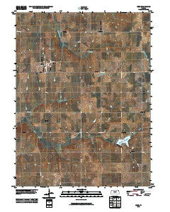 Bern Kansas Historical topographic map, 1:24000 scale, 7.5 X 7.5 Minute, Year 2010