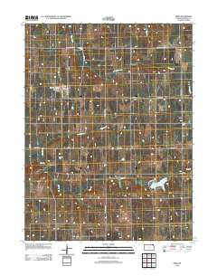 Bern Kansas Historical topographic map, 1:24000 scale, 7.5 X 7.5 Minute, Year 2012