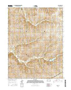 Bern Kansas Current topographic map, 1:24000 scale, 7.5 X 7.5 Minute, Year 2015
